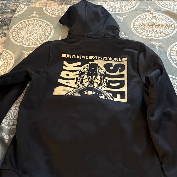 Under Armour Starwars Midnight Black Pullover Hoodie Water resistant Size S - Picture 12 of 12